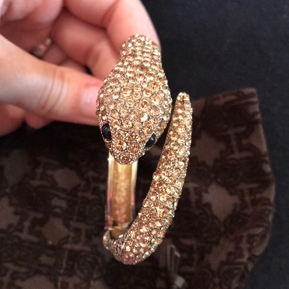 Roberto Cavalli Swarovski Serpent Bracelet